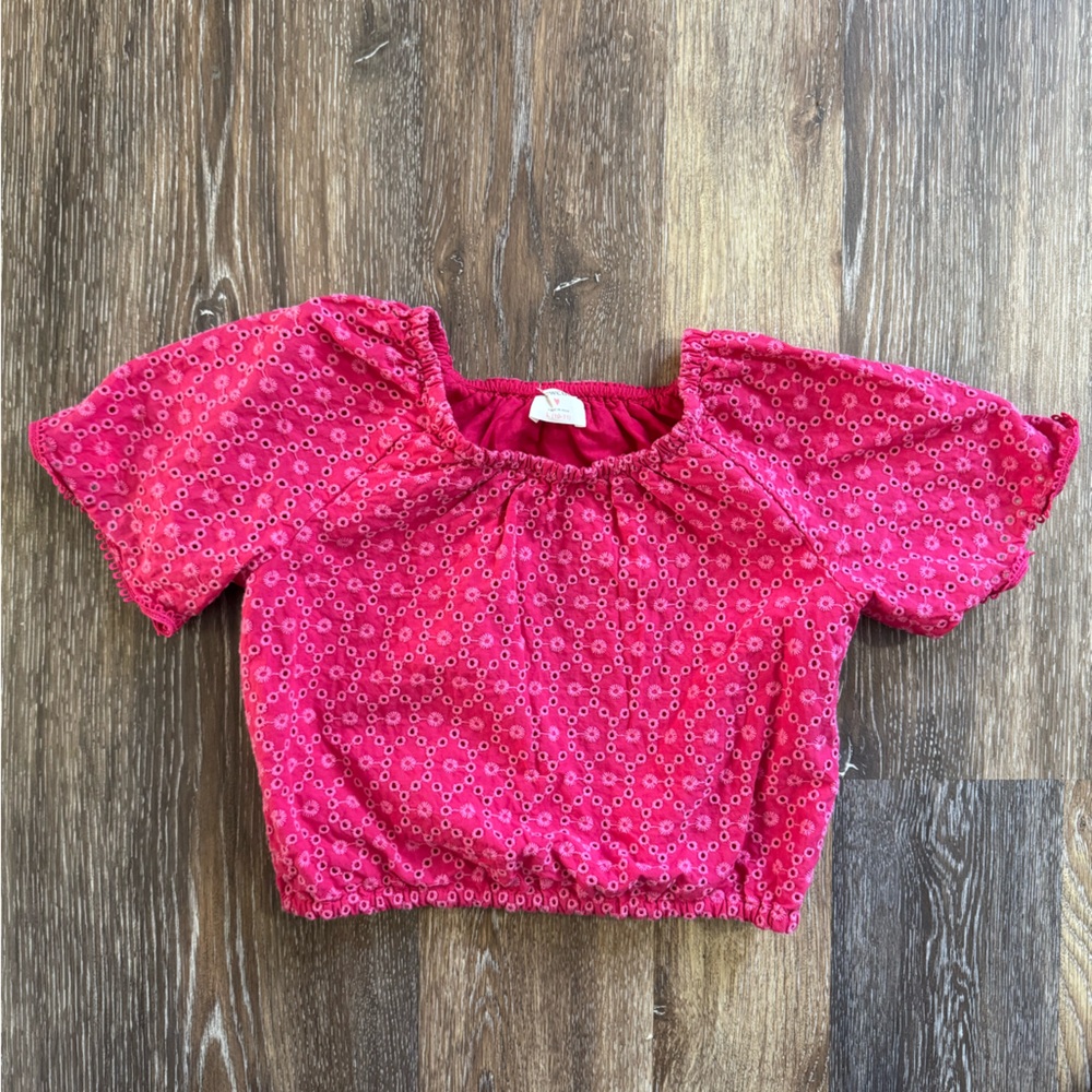 Pink Floral Women's Top